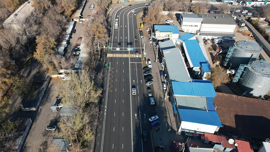 Важные изменения на улице Сатпаева в Алматы после реконструкции