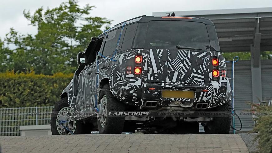 Необычный Land Rover замечен на Нордшляйфе