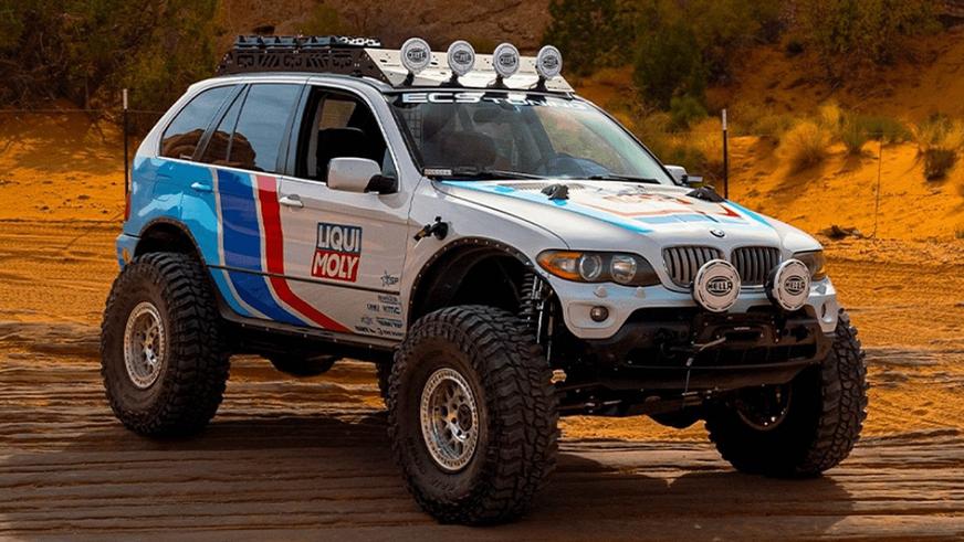 Пожилой BMW X5 превратили в могучий внедорожник