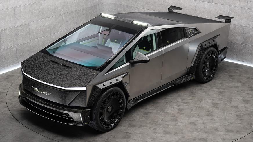 В Mansory создали экстравагантный бодикит для Tesla Cybertruck