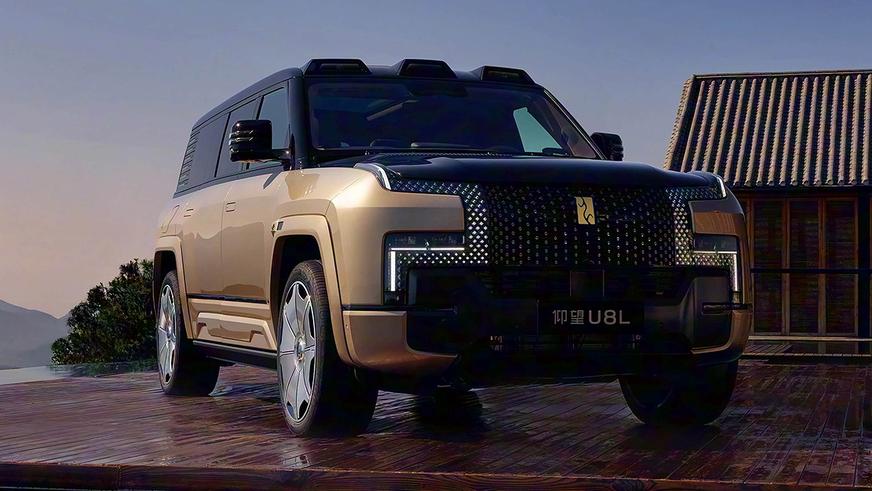 Внедорожник Yangwang U8L ударили пальмой по крыше и сбросили в воду