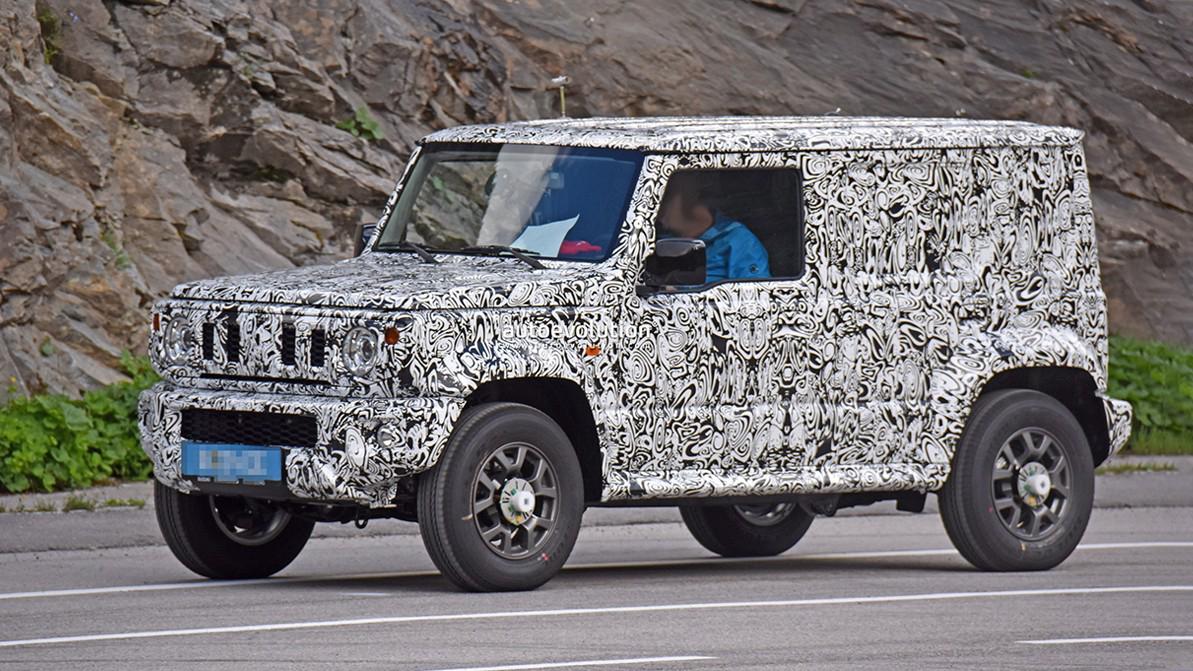 Пятидверную версию Suzuki Jimny заметили на тестах