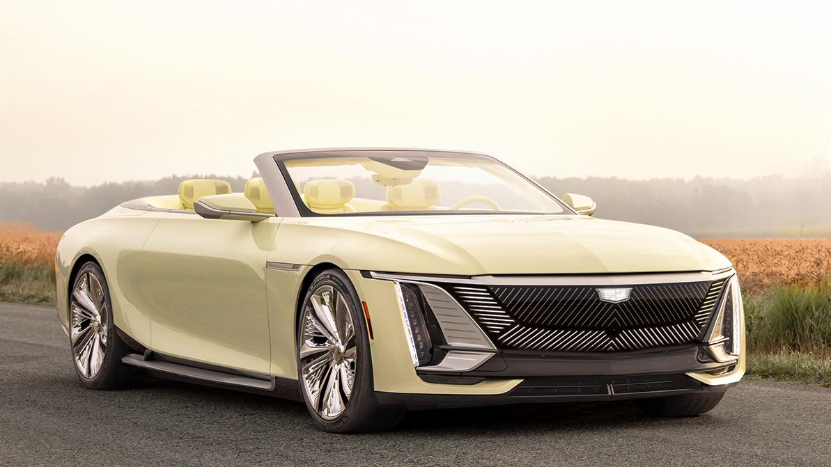 Презентован электрический кабриолет Cadillac Sollei