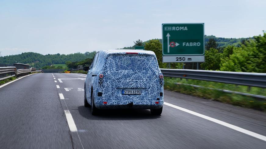 Mercedes-Benz испытала электрические вэны в Альпах