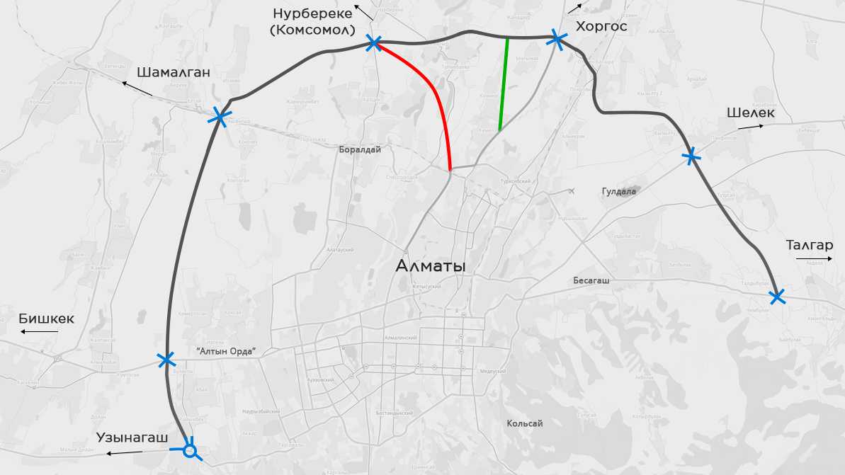 Пробивать улицы Тлендиева и Северное полукольцо до БАКАД начнут в 2022 году