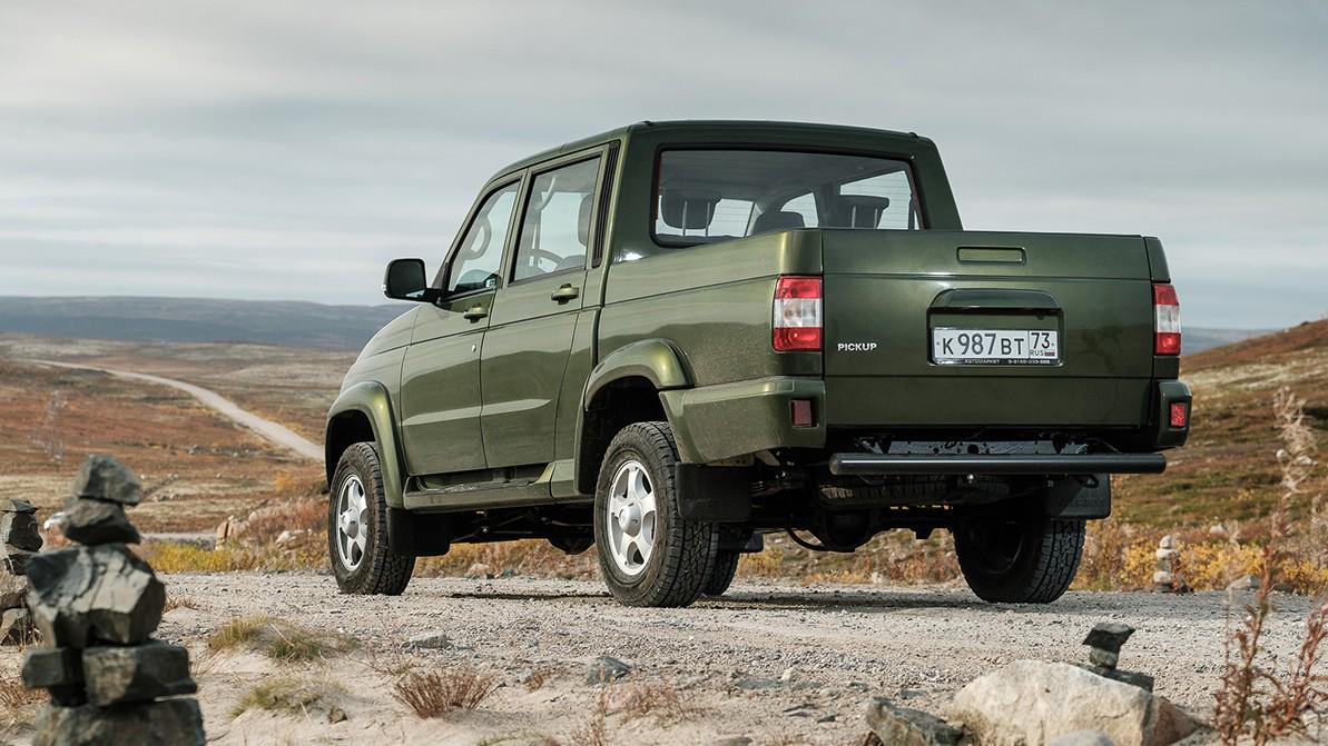 UAZ вернул на пикап подогрев сидений и медиасистему
