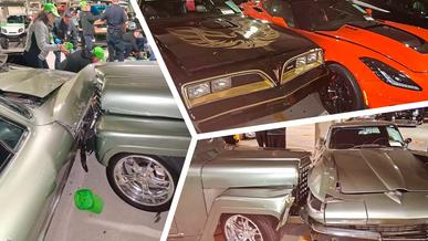 Фото дня: несколько автомобилей разбили прямо на аукционе Mecum