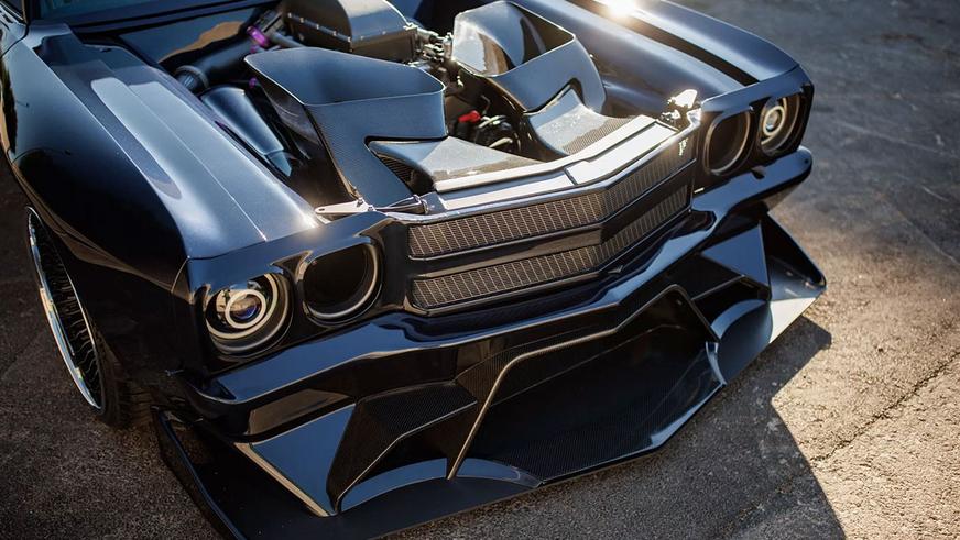 Chevrolet Chevelle превратили в 2800-сильного карбонового монстра