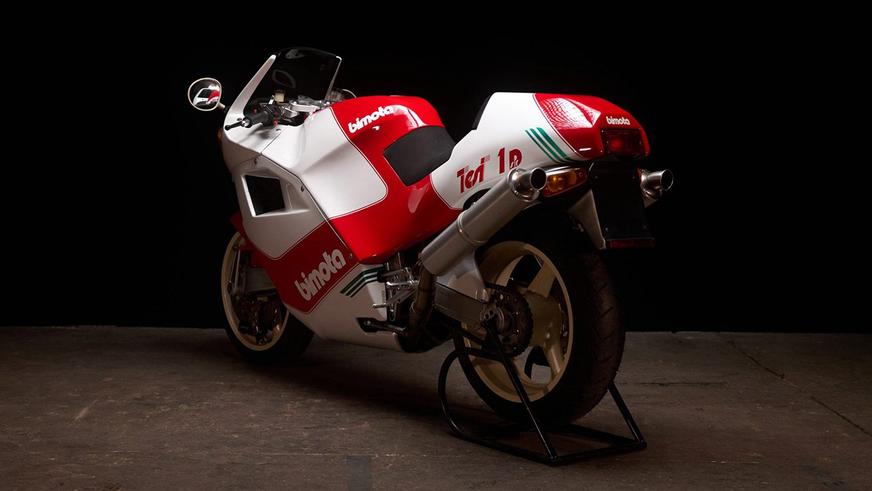 Абсолютно новый Bimota Tesi 1D 1991 года выпуска нашли в США