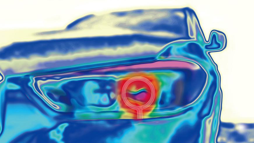Новая наклейка для фар против обледенения зимой