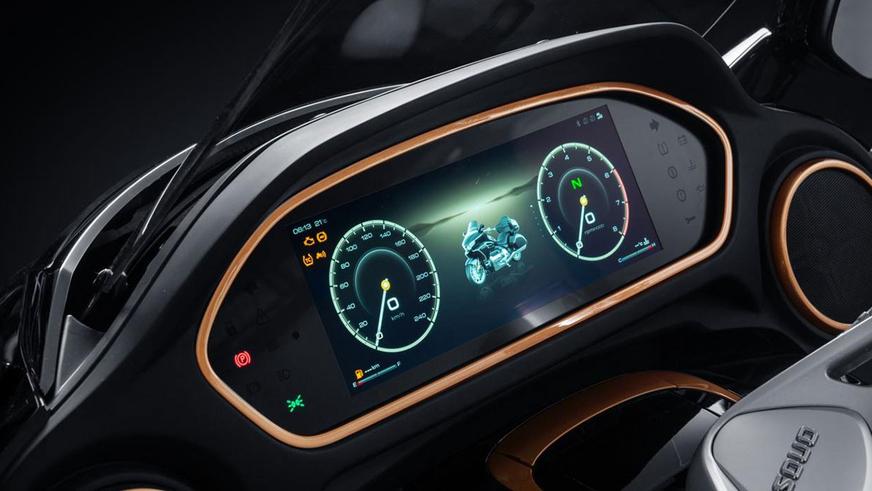 Great Wall создала первый мотоцикл с 8-цилиндровым оппозитником