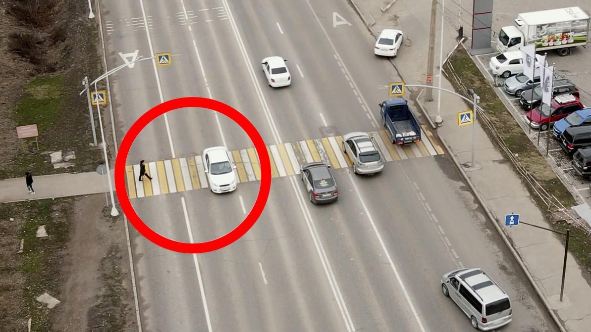 Астанадағы камералар жаяу жүргінші өткелінде ереже бұзғандарды тіркейді