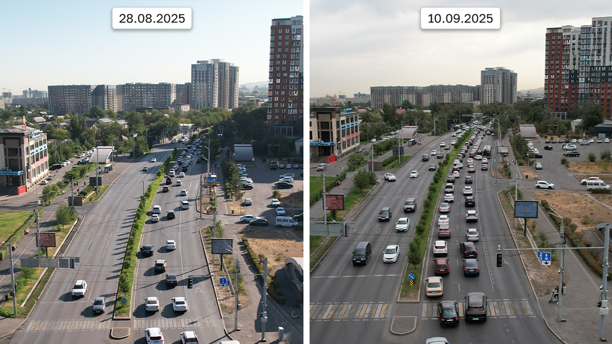 Путь по Абая: один километр за 30 минут