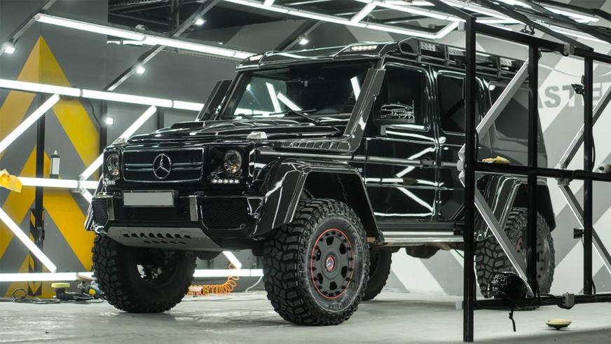 Найдено на Kolesa.kz: самодельный G500 4x42