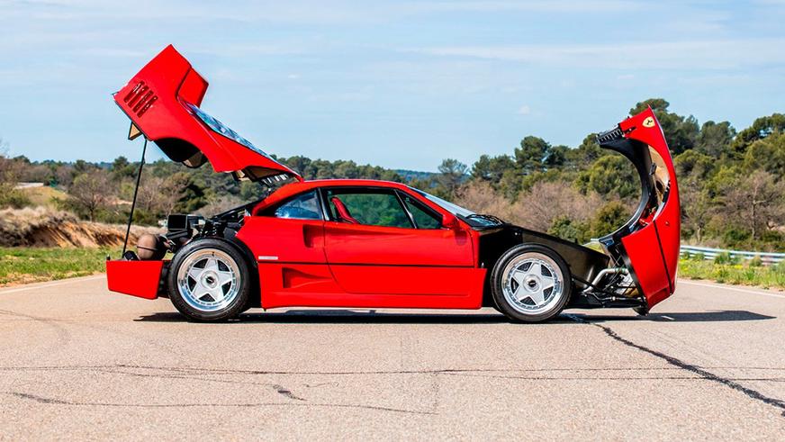 Ferrari F40 легенды F1 Алена Проста оценили в 3 млн евро
