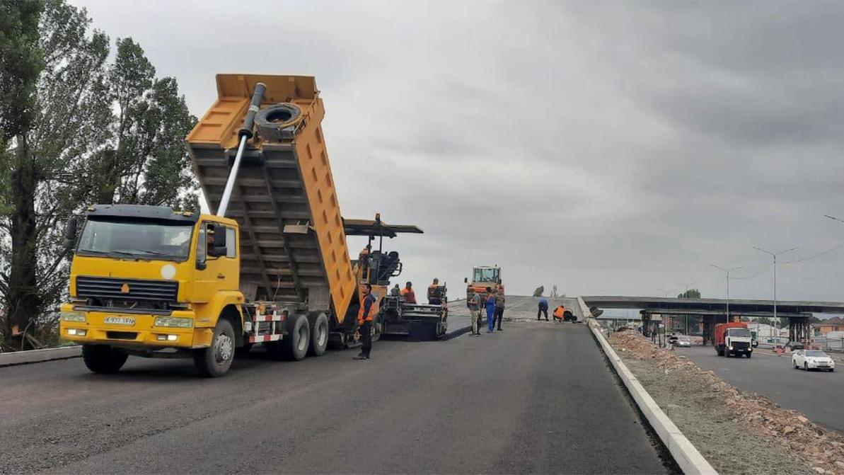 Движение через эстакаду «подкова» возле «Алтын Орды» откроют в июле