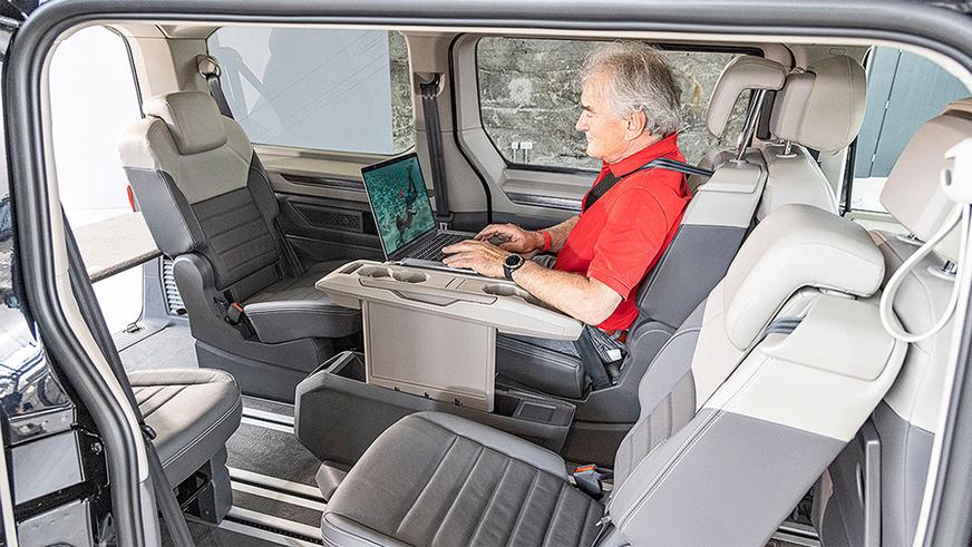 VW Multivan Т7 ориентирован на пассажиров