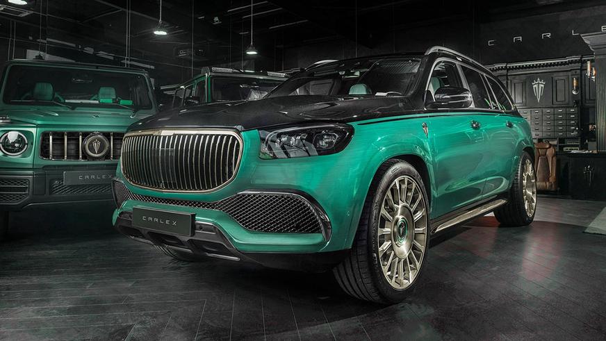 Mercedes GLS в золоте или «мяте»
