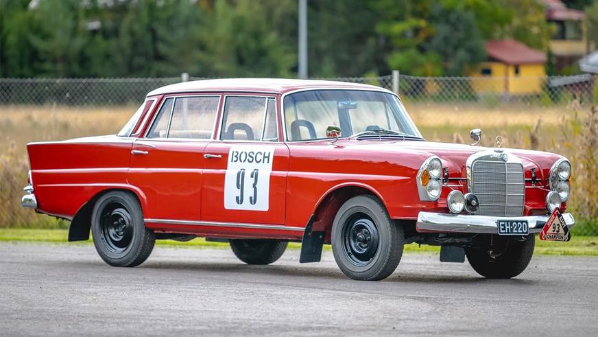 Раллийный Mercedes-Benz из 60-х пустят с молотка