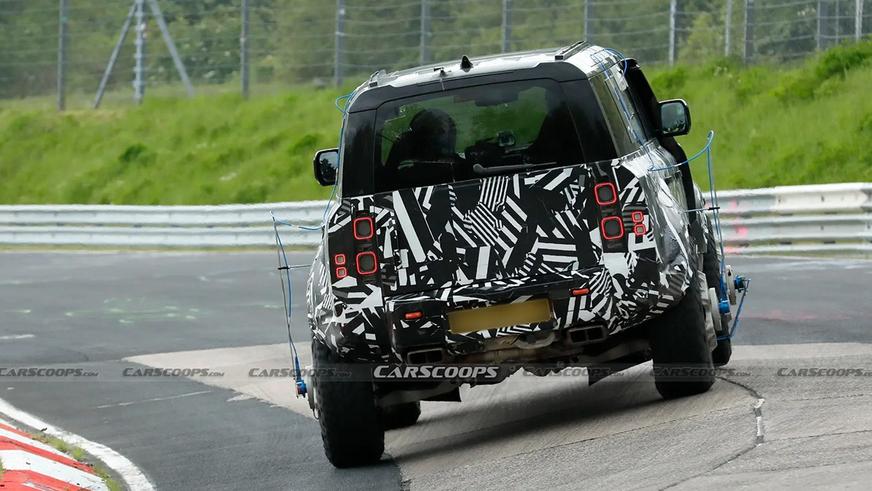 Необычный Land Rover замечен на Нордшляйфе