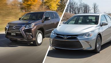 Старые Toyota и Lexus признали самыми надёжными