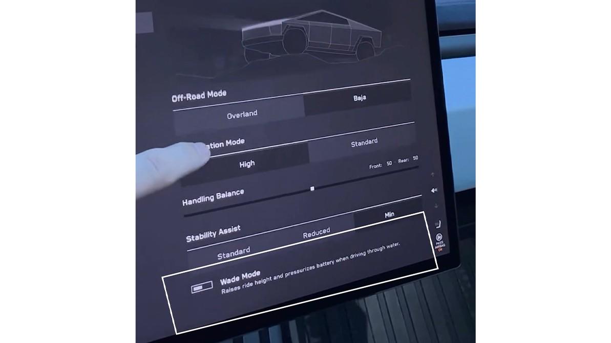 Cybertruck ещё и акватрак… или как?