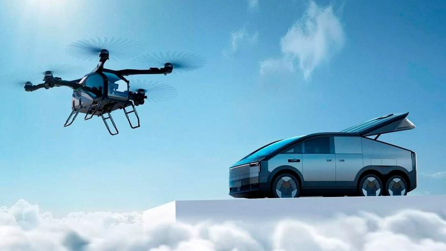 Завод для производства летающих авто запустили в Китае