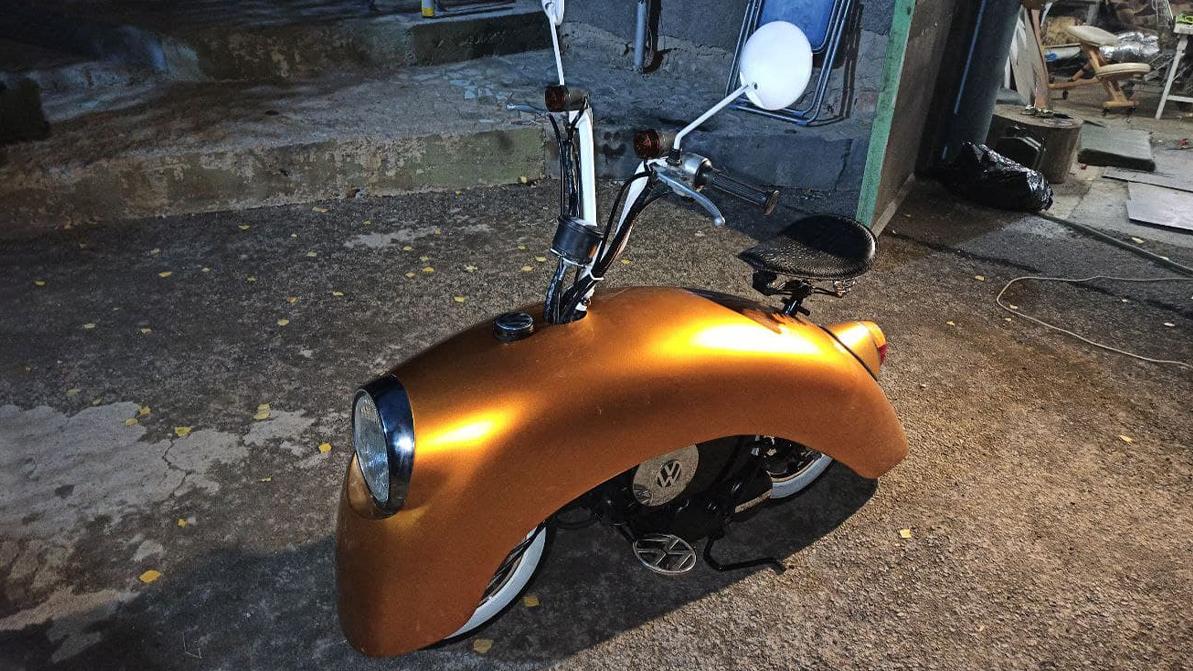 Volkspod из скутера Suzuki собрали в Алматы
