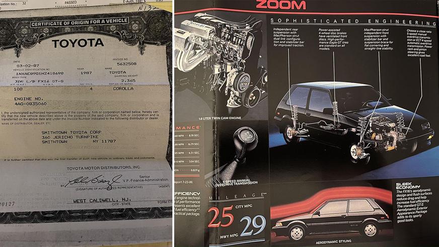 В продаже нашлась Toyota Corolla GT-S 1987 года, резвая не по возрасту