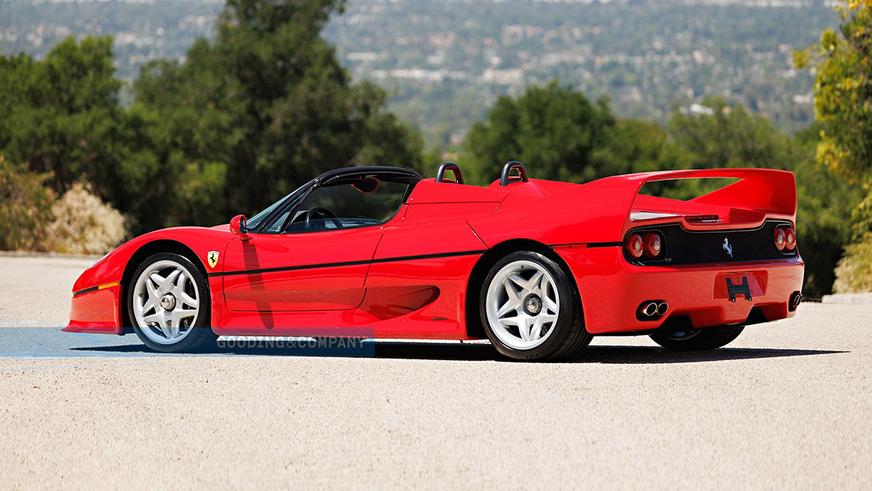 Ferrari F50, принадлежавшую Майку Тайсону, пустят с молотка