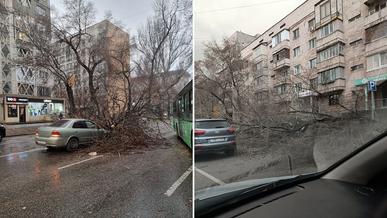 Ураганы и бураны пронеслись по Казахстану. Непогода продолжится