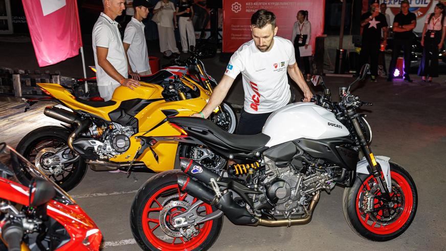 Обновлённый модельный ряд Ducati представили в Алматы