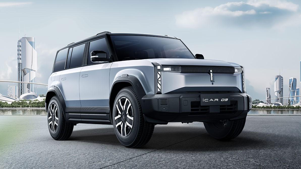 В Китае появился свой iCar — это электрический кроссовер от Chery