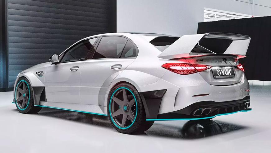 Тюнеры показали Mercedes-AMG C 63 S в стиле 190E Evo II