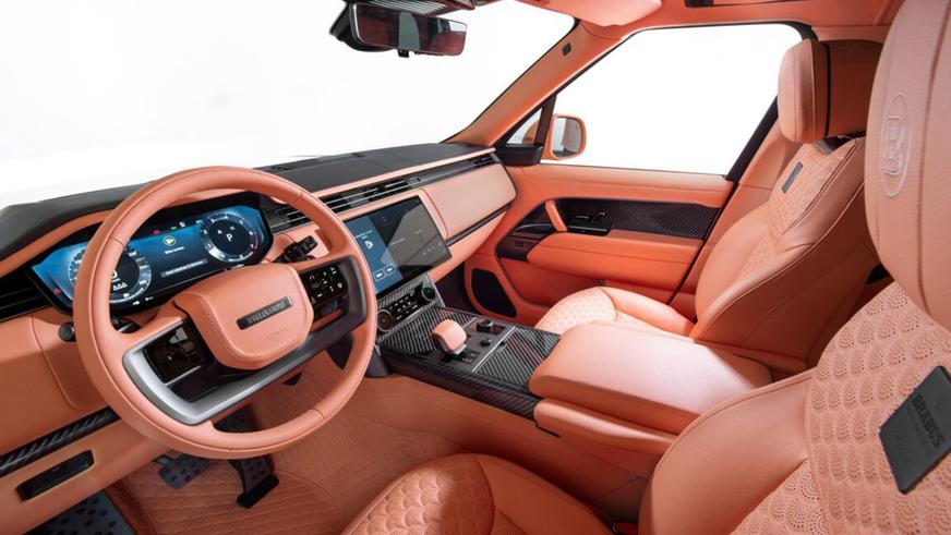Представлен Brabus 600 Peetch — это персиковый Range Rover