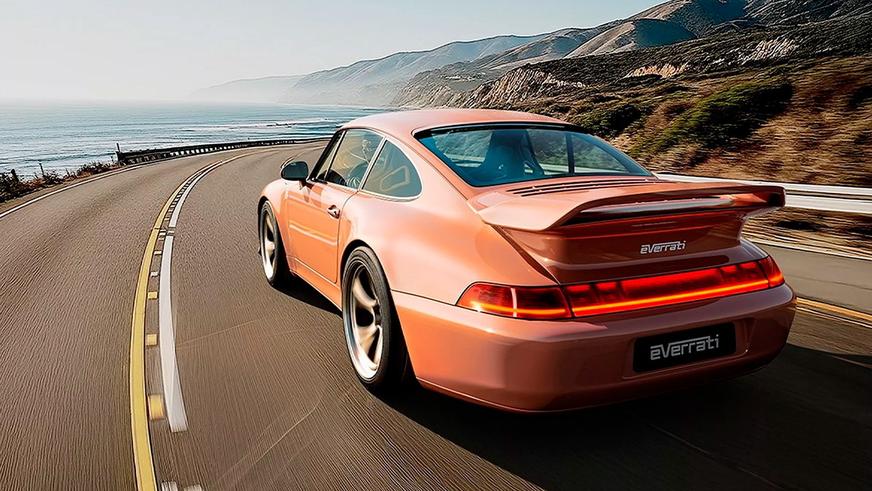 Старый Porsche 911 стал мощным электрокаром с карбоновым кузовом