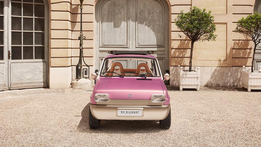 Рестомод Renault 5 получил необычный руль из… мрамора
