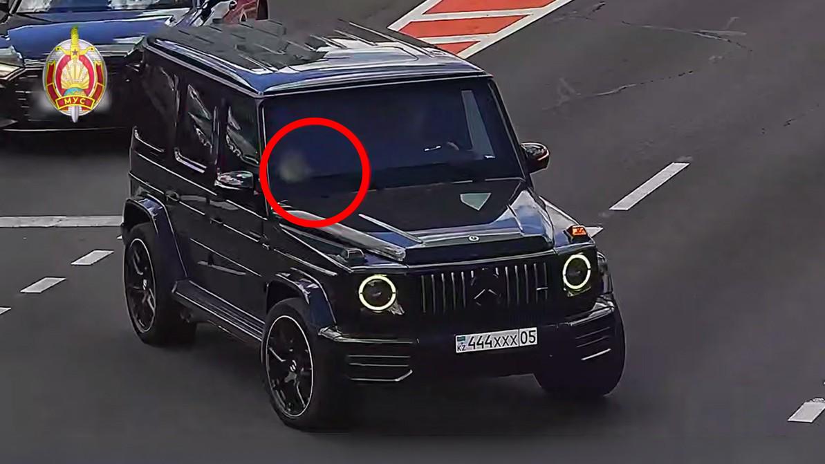 G-Class мінген Қазақстан азаматы Минскіде шу&nbsp;шығарды