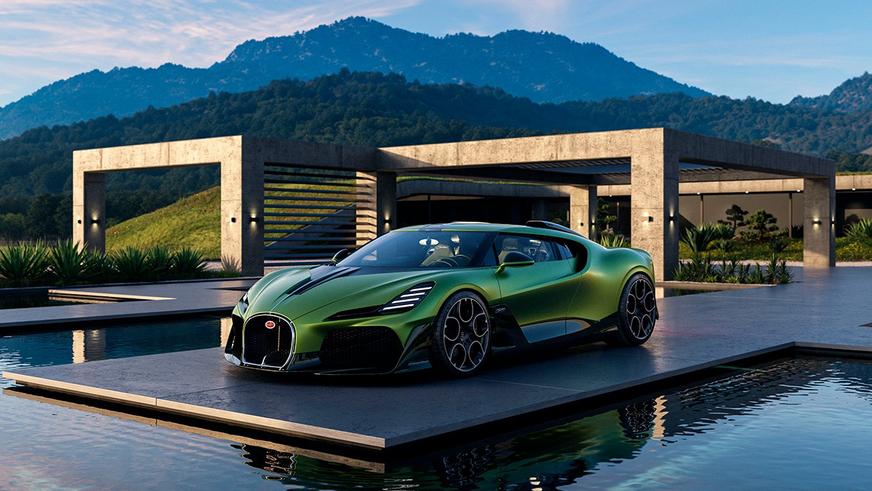 Представлен первый эксклюзивный Bugatti — 1600-сильный Brouillard