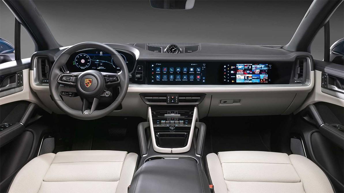 Рестайлинговый Porsche Cayenne получит три дисплея на торпедо
