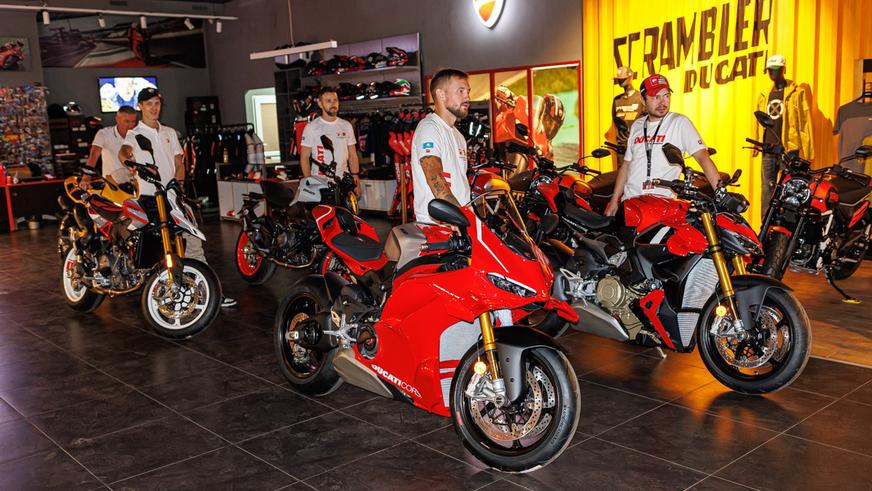 Обновлённый модельный ряд Ducati представили в Алматы