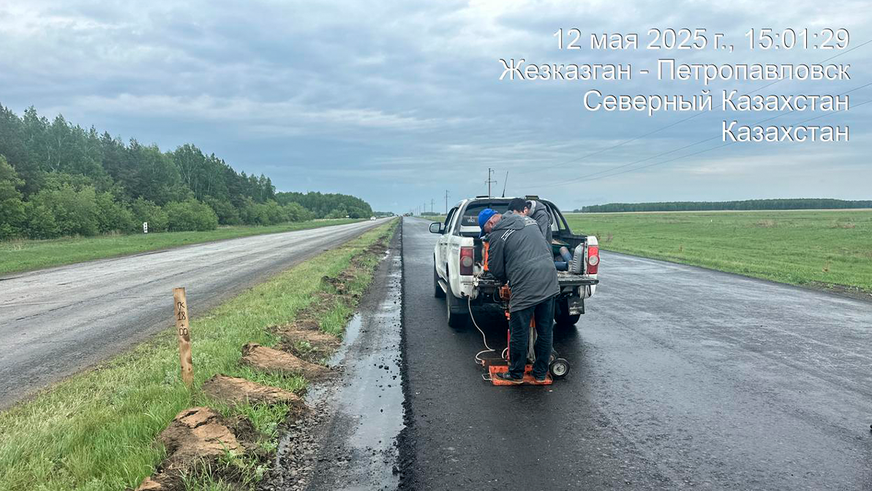 Более половины районных и городских дорог в СКО бракованные
