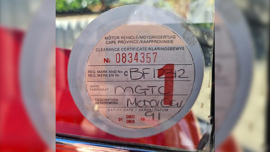 Обнаружен 74-летний родстер MG с пробегом всего 1340 км