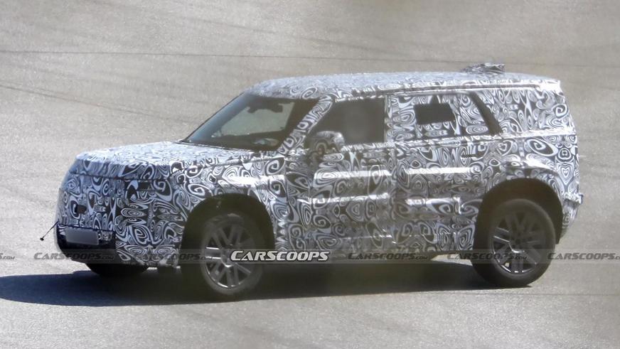 Маленький Land Rover Defender вышел на испытания Маленький Land Rover Defender вышел на испытания