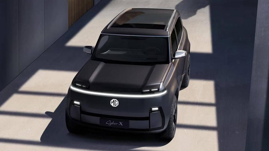 MG Cyber Х напомнил прошлое выдвижными фарами