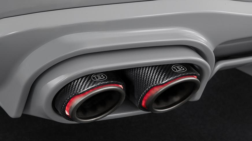 Монохромный Mercedes-Benz S-класса от Brabus: тысяча гибридных «лошадей»