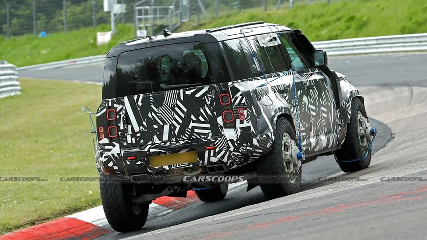 Необычный Land Rover замечен на Нордшляйфе