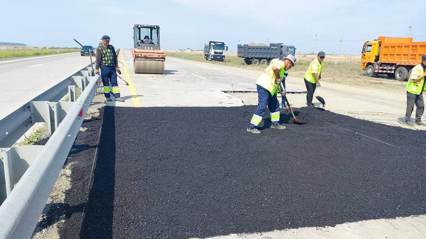 Бетонные плиты вздыбились на платной трассе Астана – Павлодар
