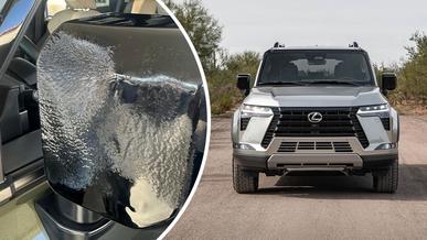 Внедорожники Lexus GX начали плавиться на солнце