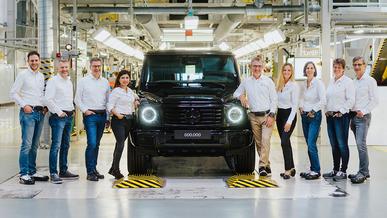 Алты жүз мыңыншы Mercedes-Benz G-Class шықты